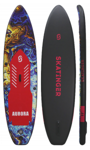 Skatinger Aurora Red Allround Paddle SUP Board