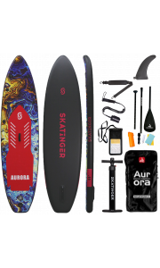 Skatinger Aurora Red Allround Paddle SUP Board
