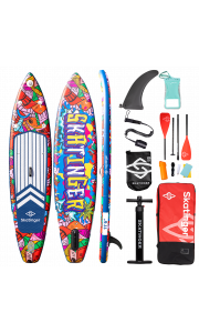 Skatinger Graffiti Red Touring Paddle SUP Board