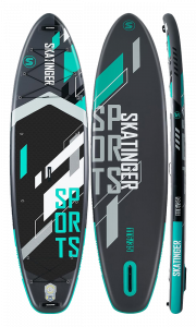 Skatinger Grey Sports Yoga Paddle SUP Board