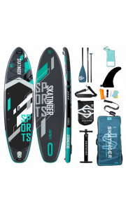 Skatinger Grey Sports Yoga Paddle SUP Board