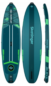 Skatinger Ice Age Green Touring Paddle SUP Board