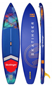 Skatinger Interstellar Blue Touring Paddle SUP Board