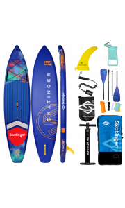 Skatinger Interstellar Blue Touring Paddle SUP Board