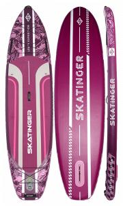 Skatinger Leafy Expedition Pink Allround Paddle SUP Board
