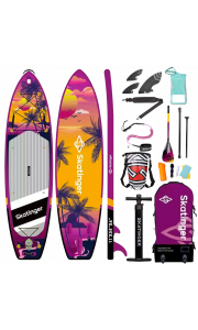 Skatinger Upgraded Sunrise Allround Paddle SUP Board