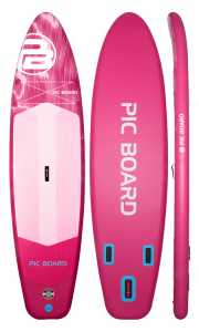 Tabla de SUP de remo polivalente rosa Skatinger Aurora