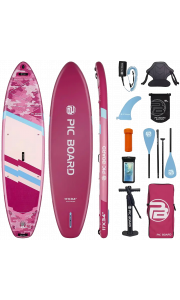 Skatinger Camouflage Roze Allround Paddle SUP-board