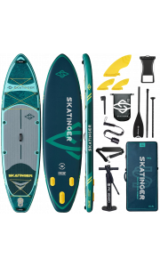 Skatinger Fishing Green Touring Paddle SUP Board