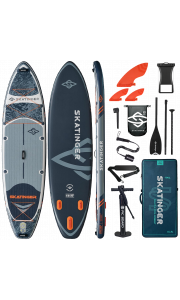 Skatinger Fishing Grey Touring Paddle SUP Board