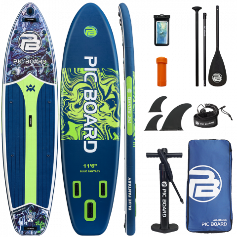 Skatinger Blue Fantasy Allround Paddle SUP Board