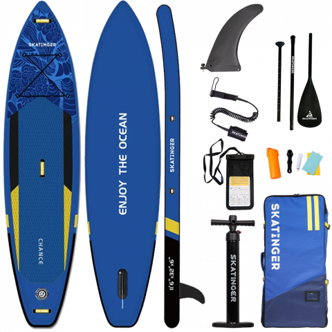 Skatinger Chance Blue Allround Paddle SUP Board