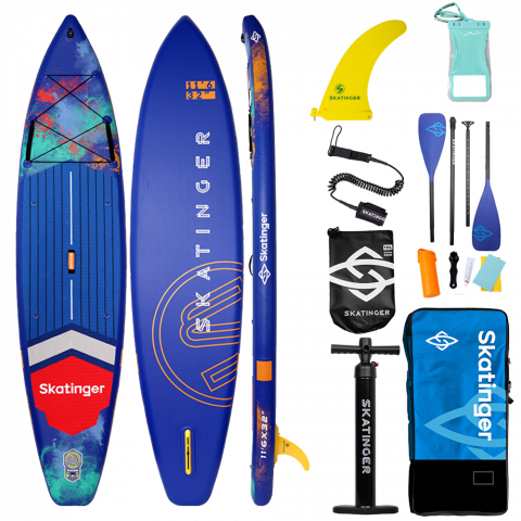 Skatinger Interstellar Blue Touring Paddle SUP Board