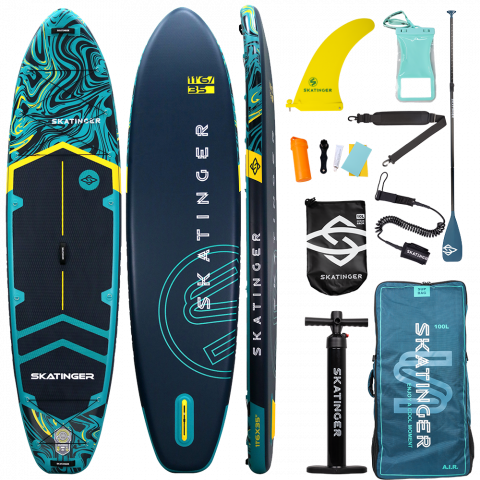 Skatinger Prana Dark Blue Allround Paddle SUP Board_Skatinger