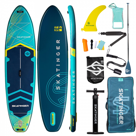Skatinger Prana Light Blue Allround Paddle SUP Board_Skatinger