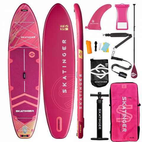 Skatinger Prana Red Allround Paddle SUP Board