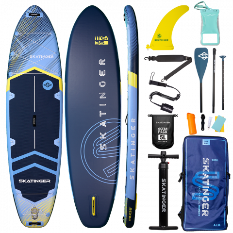 Skatinger Sky Blue Allround Paddle SUP Board_Skatinger