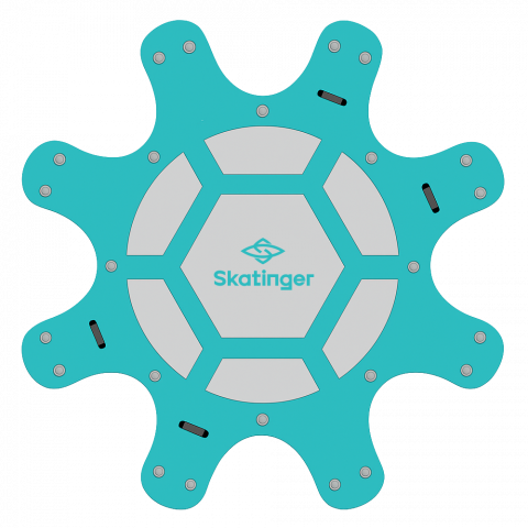Skatinger Yoga Dock – Floating Yoga Platform for SUP and Water Practice