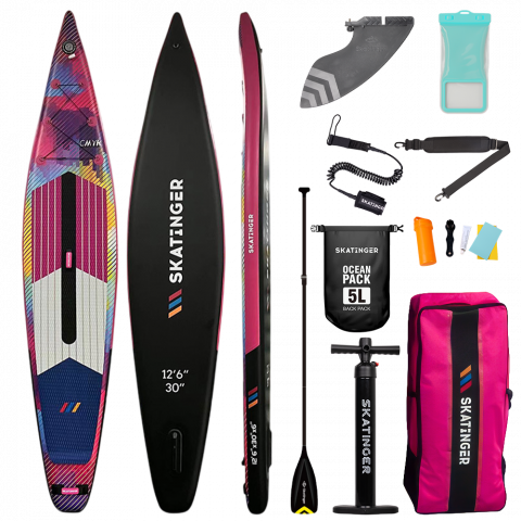 Skatinger CMYK Pink Racing SUP Board