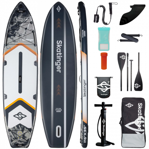 Skatinger Thor Grey Allround Paddle SUP Board