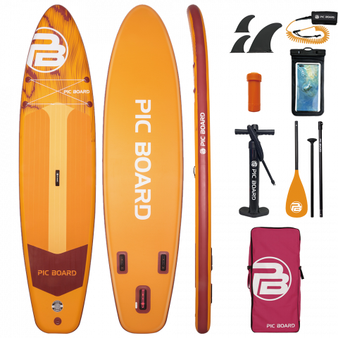 Skatinger Aurora Yellow Allround Paddle SUP Board – Spacious, Stable & Family-Ready
