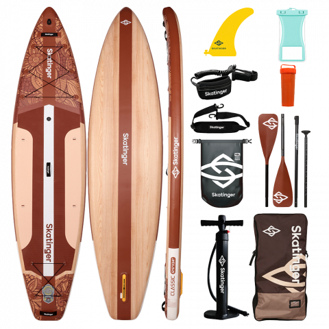 Skatinger Waverider Light Brown Touring Paddle SUP Board
