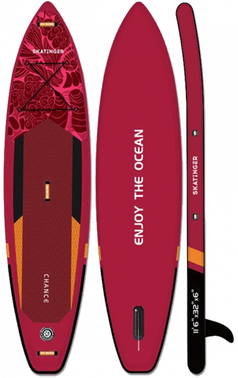 Skatinger Chance Red Allround Paddle SUP Board