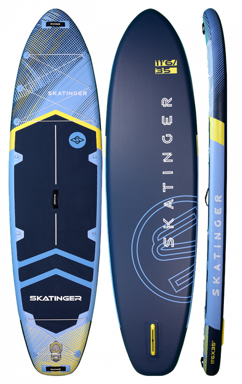 Skatinger Sky Blue Allround Paddle SUP Board_Skatinger