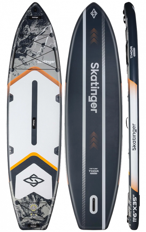 Skatinger Thor Grey Allround Paddle SUP Board