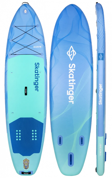 Skatinger Wave Blue Allround Paddle SUP Board