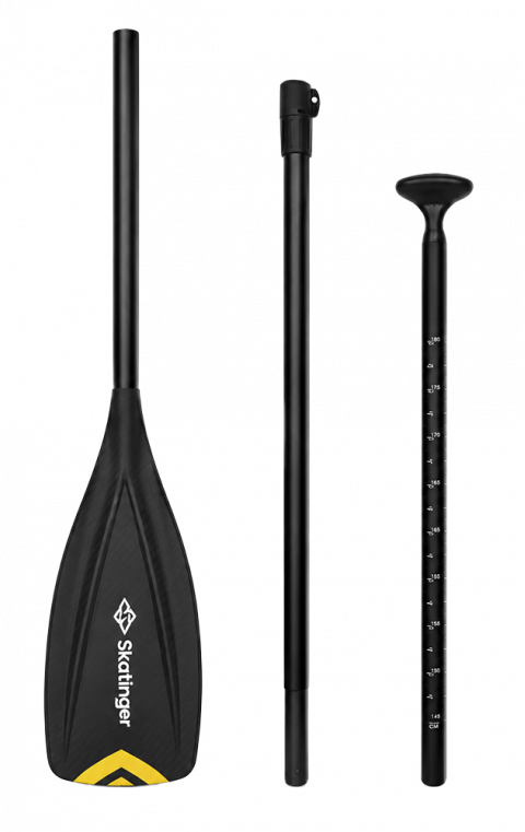 Skatinger Screen-Printed Fiberglass SUP Paddle