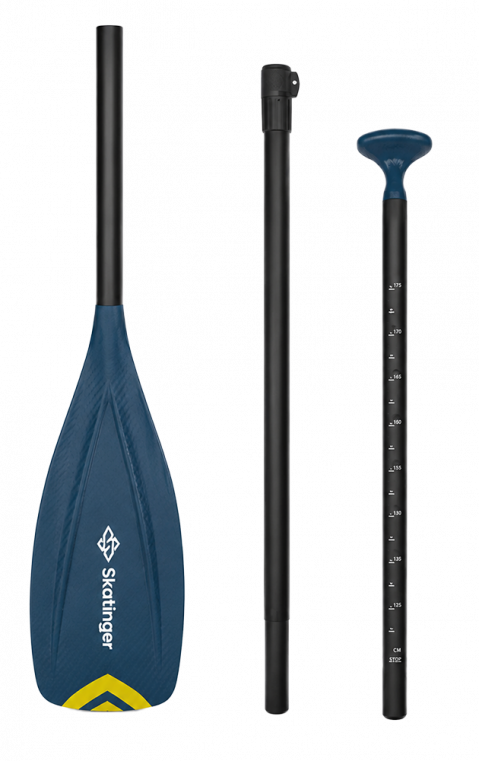 Skatinger Screen-Printed Fiberglass SUP Paddle