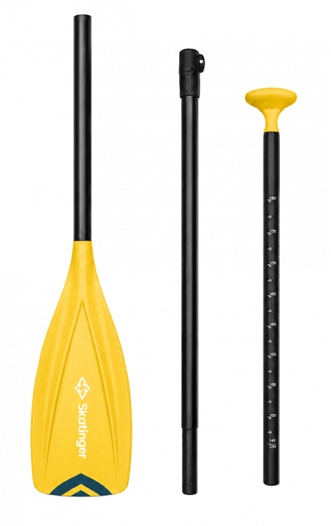 Skatinger Screen-Printed Fiberglass SUP Paddle