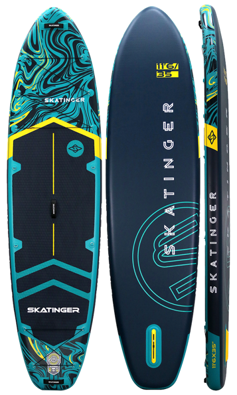 Skatinger Prana Dark Blue Allround Paddle SUP Board_Skatinger
