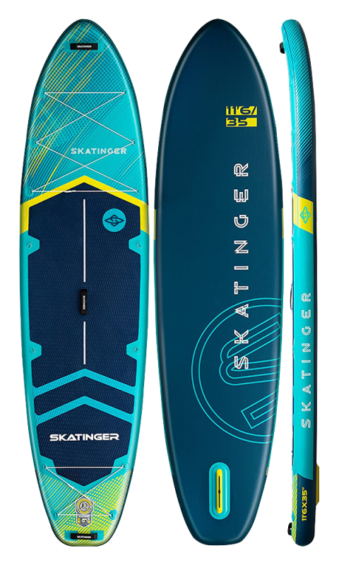 Skatinger Prana Light Blue Allround Paddle SUP Board_Skatinger