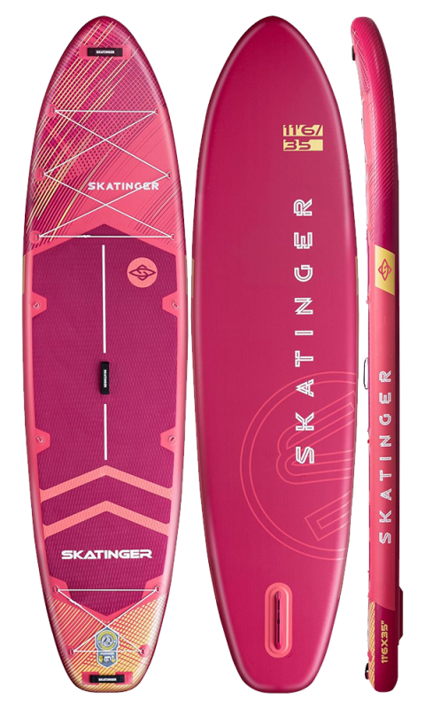 Skatinger Prana Red Allround Paddle SUP Board